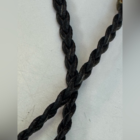 Roberto Cavalli RARE Serpent Snake Braided leather wrap tie bracelet vintage 🐍 - Picture 5 of 8